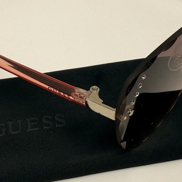 GUESS Sunglasses Womens Size 55-14-140 GF4024 28T Smoke Gradient Pink NE main image 4